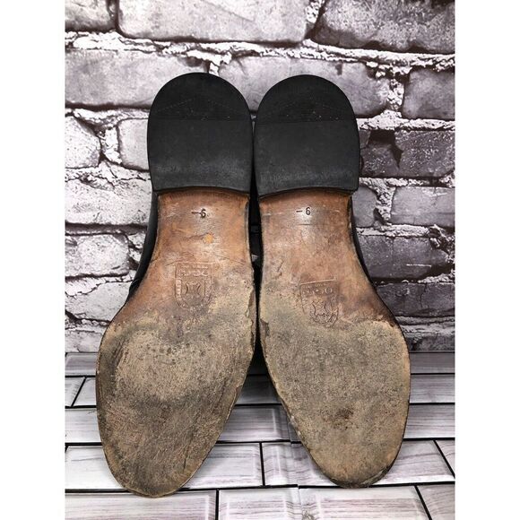 OGGI Black Leather Monk Strap Loafers Dress Shoes Men Sz 9M US/42EU - Picture 11 of 16